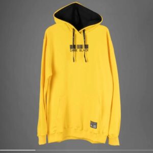 hoodie NEGRO OSCURO yellow